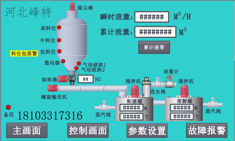 PLC加药控制柜